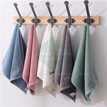 China Custom home republic towels bulk wholesale Bamboo Guest Towels Factory
